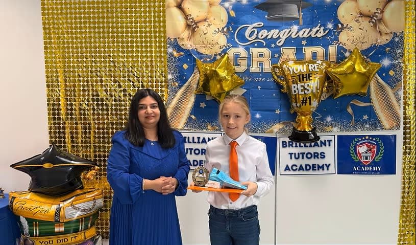 Award ceremony at Brilliant Tutors Academy